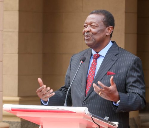 Prime Cabinet Secretary Musalia Mudavadi during consultations with Egypt’s Minister of Foreign Affairs, Badr Abdelatty: PHOTO/@ForeignOfficeKE/X