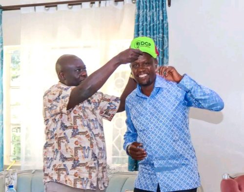 DCP Party Leader Rigathi Gachagua welcoming Kanini Kega into the party on Wednesday ,February ,4,2026. PHOTO/@rigathi/X