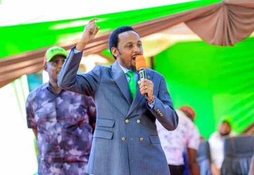 Kiambu Senator Karungo wa Thang’wa during a past event@KarungoThangwa/X