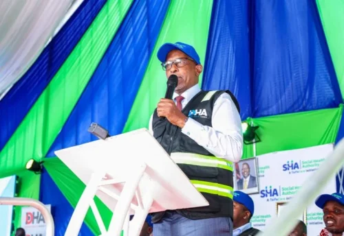 Health CS Aden Duale during health tour of Bomet County on January 22, 2026. PHOTO/@HonAdenDuale/X