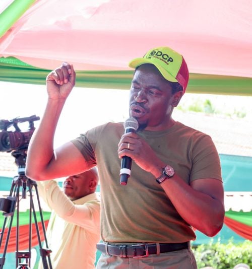Former Law Society Of Kenya President Nelson Havi, while speaking during the welcoming of Millicent Omanga to DCP party. PHOTO//https://www.facebook.com/DPGachagua
