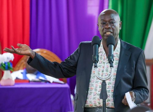 Gachagua during a church service in Kiharu. PHOTO/https://www.facebook.com/H.E. Rigathi Gachagua, EGH﻿