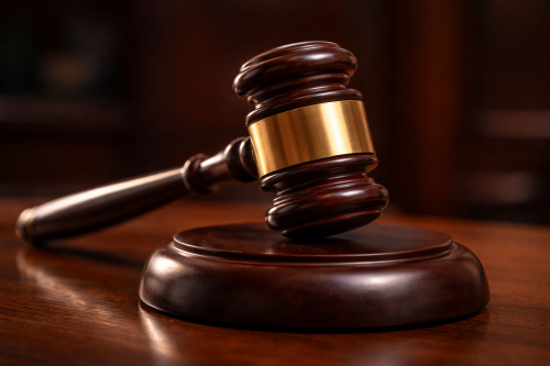 A court gavel. Image used for illustration.