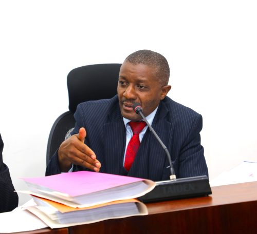 Makueni Senator Dan Maanzo addressing the Senate Committee on National Security, Defence and Foreign Relations at Parliament Buildings on Tuesday, March 10, 2026. PHOTO/https://www.facebook.com/ParliamentKE