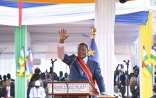 Central African Republic’s president sworn in for 3rd term after disputed election