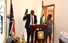 Francis Meja takes oath of office as Public Service Commission chairperson