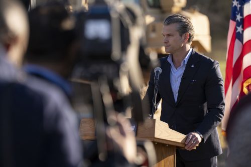 United States Secretary of War Pete Hegseth during a past event. PHOTO/@SecWar/X