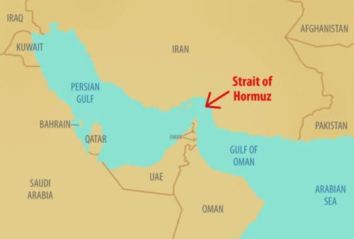 The Strait of Hormuz, the narrow geopolitical flashpoint between Iran and Oman, channeling about one-fifth of the world's oil supply. PHOTO/@TheDailyCPEC/X