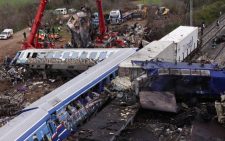 Chaos on first day of Greece train crash trial as relatives shout ‘shame on you’