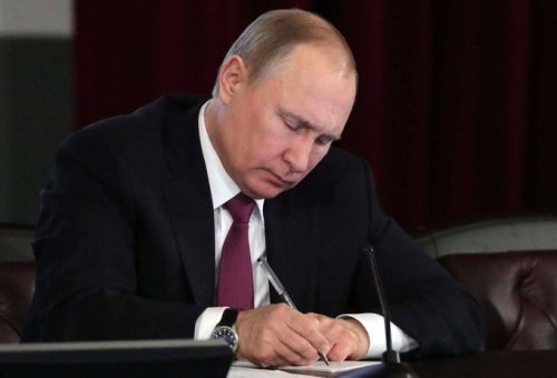 Vladimir Putin in a past event. PHOTO/@RusEmbPakistan/X