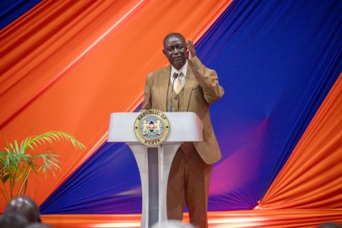 Oburu during the joint ODM–UDA Parliamentary Group meeting in Nairobi. PHOTO/@TheODMparty/X