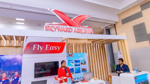 The Skyward Airlines office. PHOTO/@SkywardAirline/x