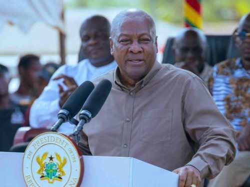 John Dramani Mahama during a past event. PHOTO/@GhanaPresidency/X