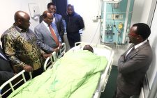 Kalonzo, Wamalwa visit Tuju at Karen Hospital and share his recovery update