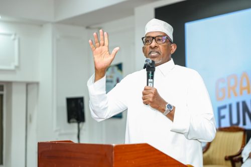 Duale speaking at a Waqf empowerment event on Sunday, March 29, 2026. PHOTO/@HonAdenDuale /X