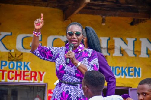 Martha Karua during her visit to Meru. PHOTO/@MarthaKarua/X