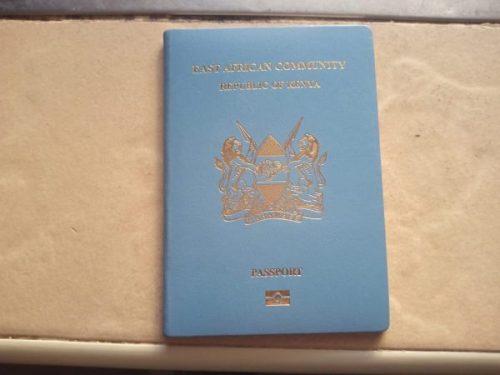 The Kenyan passport. Image used for illustration. PHOTO/Martin Oduor