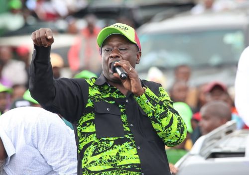 Former Deputy President addressing a rally in Imenti South.PHOTO/@rigathi/X