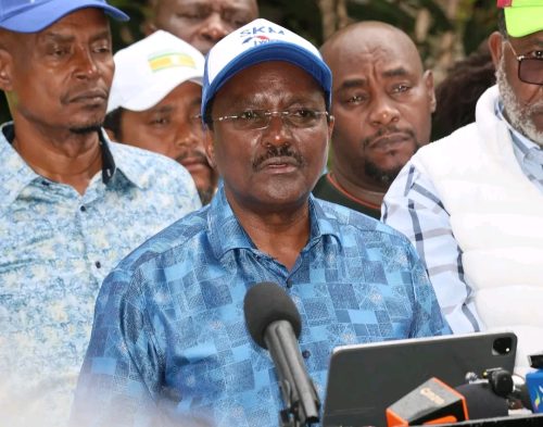 The United Alternative Government (UAG) convener Kalonzo Musyoka while addressing the media in Meru on Saturday, March 7, 2026. PHOTO//https://www.facebook.com/kalonzomusyoka