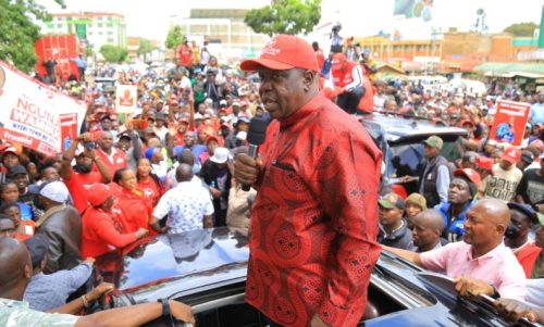 Jubilee Party presidential flag bearer Fred Matiang’i. PHOTO/@HonKioni/X