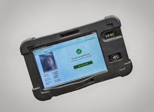 Smartmatic KIEMS kit used by the IEBC. PHOTO/@grok/X