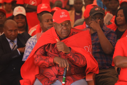 Jubilee Party Deputy Leader Fred Matiang'i in Narok during the opening of the party office on Tuesday, March 17, 2026. PHOTO/@RealMatiangi/X