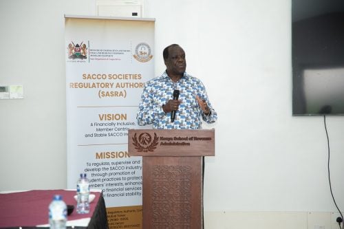 CS for Cooperatives and SMEs, Wycliffe Oparanya, during a meeting with SASRA Board and Management in Mombasa on Friday, March 13, 2026: PHOTO/@DrOparanya/X