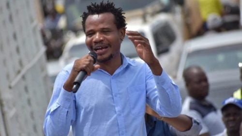 Mumias East MP Peter Salasya at a rally. PHOTO/@pksalasya/X