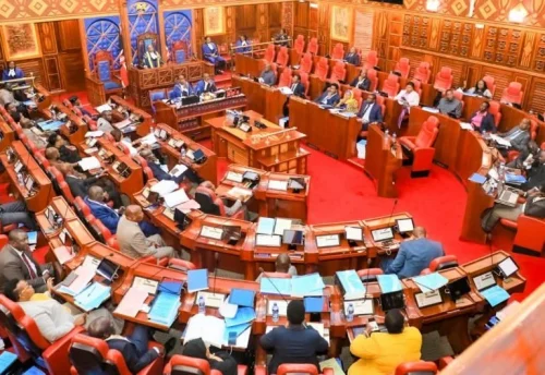 Senate during a past session. PHOTO/https://www.facebook.com/ParliamentKE/FB