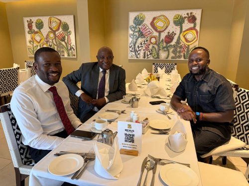 Nairobi Senator Edwin Sifuna, Vihiga Senator Godfrey Osotsi, and Trans Nzoia Governor George Natembeya, during their meeting on Tuesday, April 21, 2026. PHOTO/https://www.facebook.com/osotsi2027