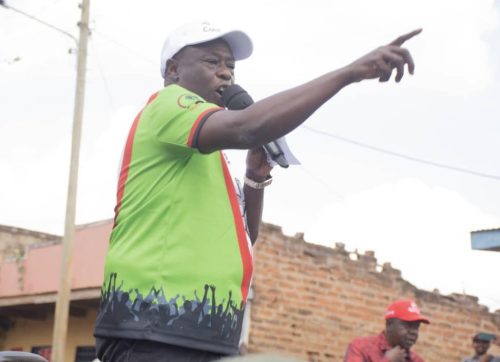 Former Deputy President Rigathi Gachagua during a rally in Masinga Shopping Centre in Masinga Constituency, Machakos County, on Friday, April 11, 2026: PHOTO/facebook.com/DPGachagua
