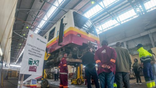 DMU train. PHOTO/@KenyaRailways_/X