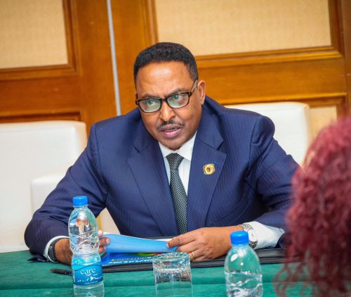 Workneh Gebeyehu during a past event. PHOTO/@DrWorkneh/X