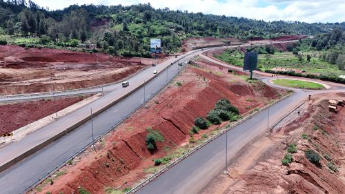 The 84-kilometre Kenol–Sagana–Marua Dual Carriageway. PHOTO/@ray_omollo/X