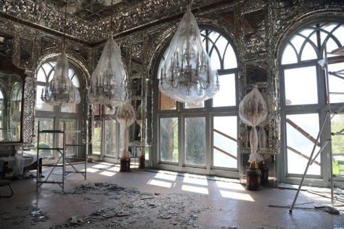 Footage of damage to the UNESCO World Heritage-listed Golestan Palace in Tehran. PHOTO/Iranian Government Press Service