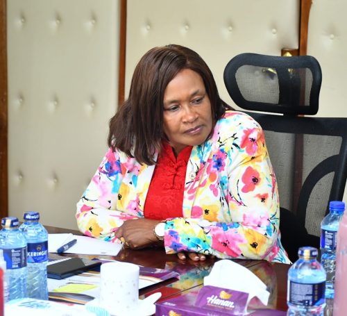 Evaleen Mitei during a high-level meeting on Chinese language education implementation in Nairobi. PHOTO/@EduMinKenya/X