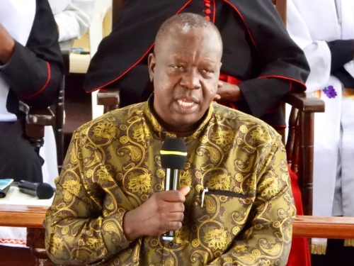 Fred Matiang'i addresses youth at KAYO Conference in Kerugoya, Kirinyaga County PHOTO/@RealMatiangi/X