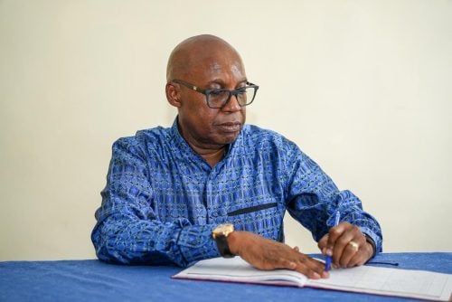 Jimi Wanjigi at the opening of the new Siaya county office. PHOTO/@JimiWanjigi/X