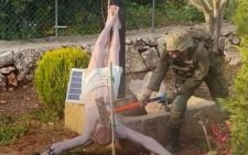 Israeli soldiers punished over vandalism of Jesus statue in Lebanon