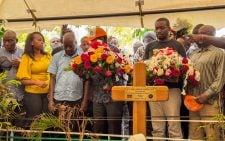 Sifuna visits Raila Odinga’s grave ahead of Kisumu rally