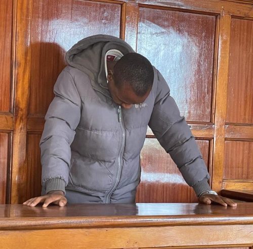 Peter Gathungu Gikonyo appears before Milimani Chief Magistrate Dolphina Alego on Tuesday, April 7, 2026.PHOTO/Zipporah Ngwatu