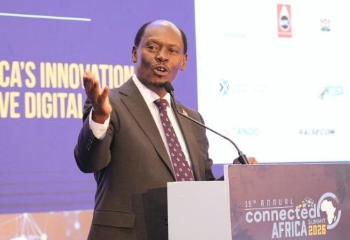CS Kabogo during the ongoing Connected Africa Summit 2026 held in Nairobi: PHOTO/@honkabogo/X