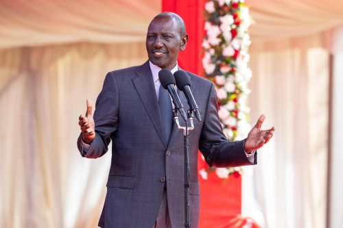 President William Ruto during his past event: PHOTO/facebook.com/williamsamoei