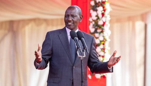 President William Ruto during his past event: PHOTO/facebook.com/williamsamoei