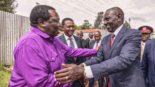 Ruto and Atwoli at Labour Day Celebration