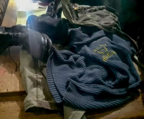 Police exhibits found after arrest of the criminal gang. PHOTO//https://www.facebook.com/nationalpoliceke