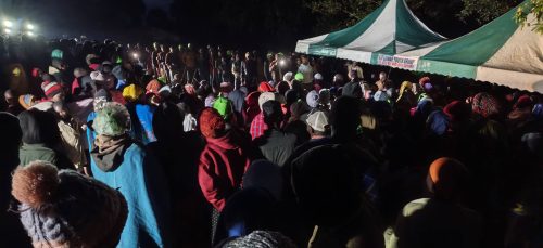 A DCP political rally in Emurua Dikir taking place at night. PHOTO//https://www.facebook.com/kibetrotic
