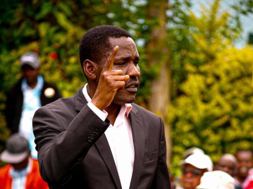 Peter Munya during a past political event. PHOTO/https://www.facebook.com/Hon Peter G. Munya,EGH