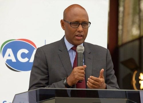 Newly apointed KRA Director General Adan Mohhamed. PHOTO//https://www.facebook.com/AdanMohamedCS