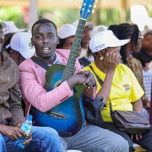 Teachers during the ceremony at Kenya Methodist University, Meru County. PHOTO/https://www.facebook.com/Kithure KindikI